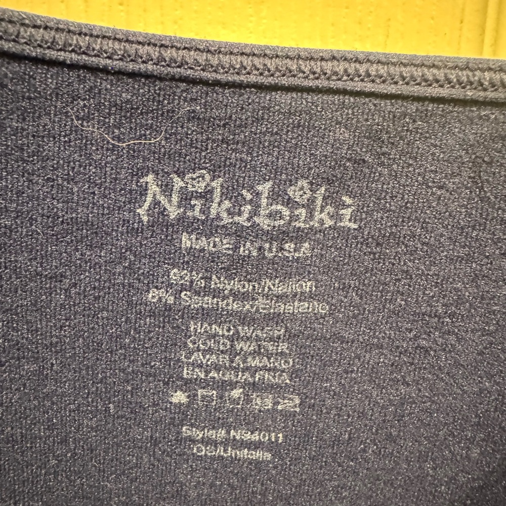 Navy spaghetti strap camisole - Picture 4 of 5